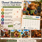 ⏳LAST DAY SALE ONLY ￡6.99!!🔥2027 Funny Highland Cow Wall Calendar | A4 Hanging Calendar | Designed by Isabel Kline