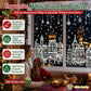⏳LAST DAY SALE ONLY￡6.99!🎁🎄 Christmas Village Window Sticker Set