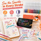 ⏳Last Day Sale Only ￡6.99!!💥Sparkle Glitter Gel Pen Set, Smooth & Smudge-Resistant, Eco Glitter, Ideal for All Ages – Grab Now!