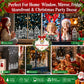 ⏳LAST DAY SALE ONLY￡6.99!🎁🎄 Christmas Village Window Sticker Set