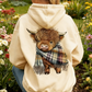 💖LAST DAY SALE 50% OFF!!🎁Cute Highland Cow Cozy Fleece-Lined Hooded Sweatshirt🦬
