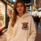 💖LAST DAY SALE 50% OFF!!🎁Cute Highland Cow Cozy Fleece-Lined Hooded Sweatshirt🦬