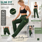 ⏳LAST DAY SALE 50% OFF!!🔥Women’s Straight-Leg Cargo Trousers – Elastic Waist, 6-Pocket Casual Pants for Work, Travel & Everyday Wear 👖✨