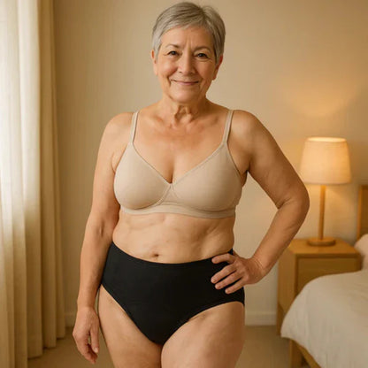 ⏳LAST DAY SALE: ￡8.99 FOR 3 PACKS!!🔥Women's Plus Size Cotton High Waisted Briefs 3-Pack