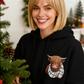 💖LAST DAY SALE 50% OFF!!🎁Cute Highland Cow Cozy Fleece-Lined Hooded Sweatshirt🦬