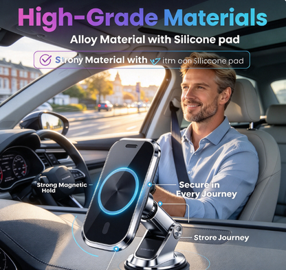 🔥LAST DAY! BUY 1 GET 1 FREE✨ | Just £6.99 only🧲Ultra‑Strong Magnetic Flexible Car Phone Holder 🚗