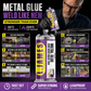 ⏳LAST DAY SALE ONLY￡6.99! 🔥Buy 2 Get 1 Free✨ Metal Weld Repair Glue – 2-Part Epoxy, Waterproof, Heat-Resistant, Drillable 🔧