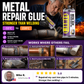 ⏳LAST DAY SALE ONLY￡6.99! 🔥Buy 2 Get 1 Free✨ Metal Weld Repair Glue – 2-Part Epoxy, Waterproof, Heat-Resistant, Drillable 🔧