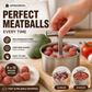 ⏳LAST DAY SALE ONLY￡6.99! 🎂✨50K+ SOLD! Meatball Mould – 304 steel, 6/12 holes & ergonomic. Perfect balls every time – grab yours! ✅