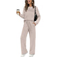 🔥LAST DAY 60% OFF💓Women's Crew Neck Top & Drawstring Pants Set