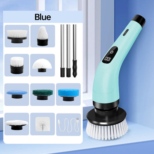 🔥Only £15.99 Last Day Promotion!🎁9-IN-1 Electric Cleaning Brush