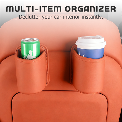 ⏳LAST DAY SALE ONLY￡7.99! ✨ Leather Car Door Cup Holder – Wide‑mouth opening, easy reach for drinks & phone. Clip‑on secure fit. PU leather, tough & stylish. 🛡️✨