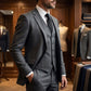 📢📢50% OFF !!!⏰Men's Slim-Fit 3-Piece Suit Set