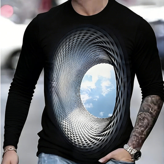 📢📢50% OFF !!!⏰Men's 3D Digital Print Graphic Top