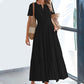 🌷Summer Sale 50% discount🌷Women's Casual Short Sleeve V Neck Maxi Dress