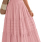 🌷Summer Sale 50% discount🌷Women's Casual Short Sleeve V Neck Maxi Dress