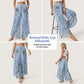 🌷Summer Cool Deal: ONLY ￡13.99!!✨️🎉Women's Printed Wide-Leg Drawstring Trousers