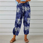 🔥 NEW HOT SALE 50% OFF🔥Vintage Floral High-Waist Jogger Pants