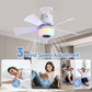 🏆LAST DAY SALE 49% OFF🔥 Smart Ceiling Fan with Light, RGB & Bluetooth Speaker