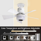 🏆LAST DAY SALE 49% OFF🔥 Smart Ceiling Fan with Light, RGB & Bluetooth Speaker