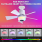 🏆LAST DAY SALE 49% OFF🔥 Smart Ceiling Fan with Light, RGB & Bluetooth Speaker