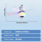 🏆LAST DAY SALE 49% OFF🔥 Smart Ceiling Fan with Light, RGB & Bluetooth Speaker