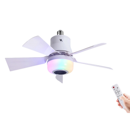 🏆LAST DAY SALE 49% OFF🔥 Smart Ceiling Fan with Light, RGB & Bluetooth Speaker