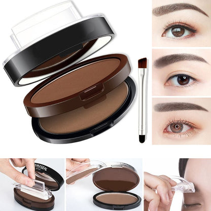 ⏳LAST DAY SALE ONLY￡7.99! ✨🖌️Instant Adjustable Eyebrow Stamp – Two‑color brow powder, waterproof & smudge‑proof. Natural, full brows in seconds! 💕🎀