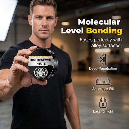 🏆 LAST DAY ONLY £6.99！FREE sponge included🧽🎁All-in-One Wheel Care & Restoration Paste