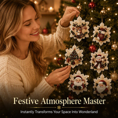 🔥LAST DAY! BUY 1 GET 1 FREE✨ | Just £8.99 only🔥Christmas DIY Painting Hanging Ornaments Set