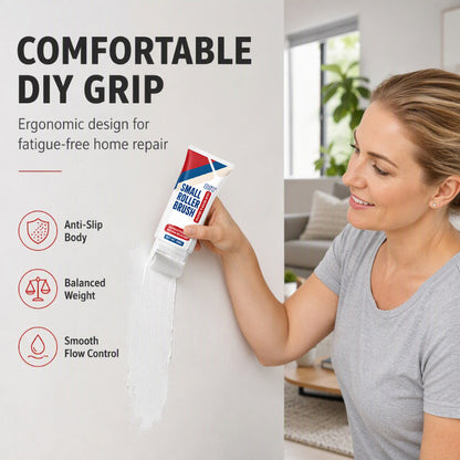 🔥LAST DAY! BUY 1 GET 1 FREE✨ | Just £7.99 only❤️‍🔥Waterproof Wall Repair Paste with Integrated Small Roller Brush
