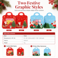 🔥 Last day only – 50% OFF!🎄Just £9.99 for 50！🎅Christmas Self Sealing Gift Bags 