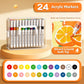 🎨LAST DAY SALE ONLY￡6.99! 🎨✨Washable Liquid Acrylic Markers with Soft Brush Tips