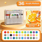 🎨LAST DAY SALE ONLY￡6.99! 🎨✨Washable Liquid Acrylic Markers with Soft Brush Tips