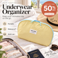 🏆 Last Day Special Price £8.99! 💐 Portable Underwear Travel Organizer – Separate Storage for Bras, Panties & Socks💕